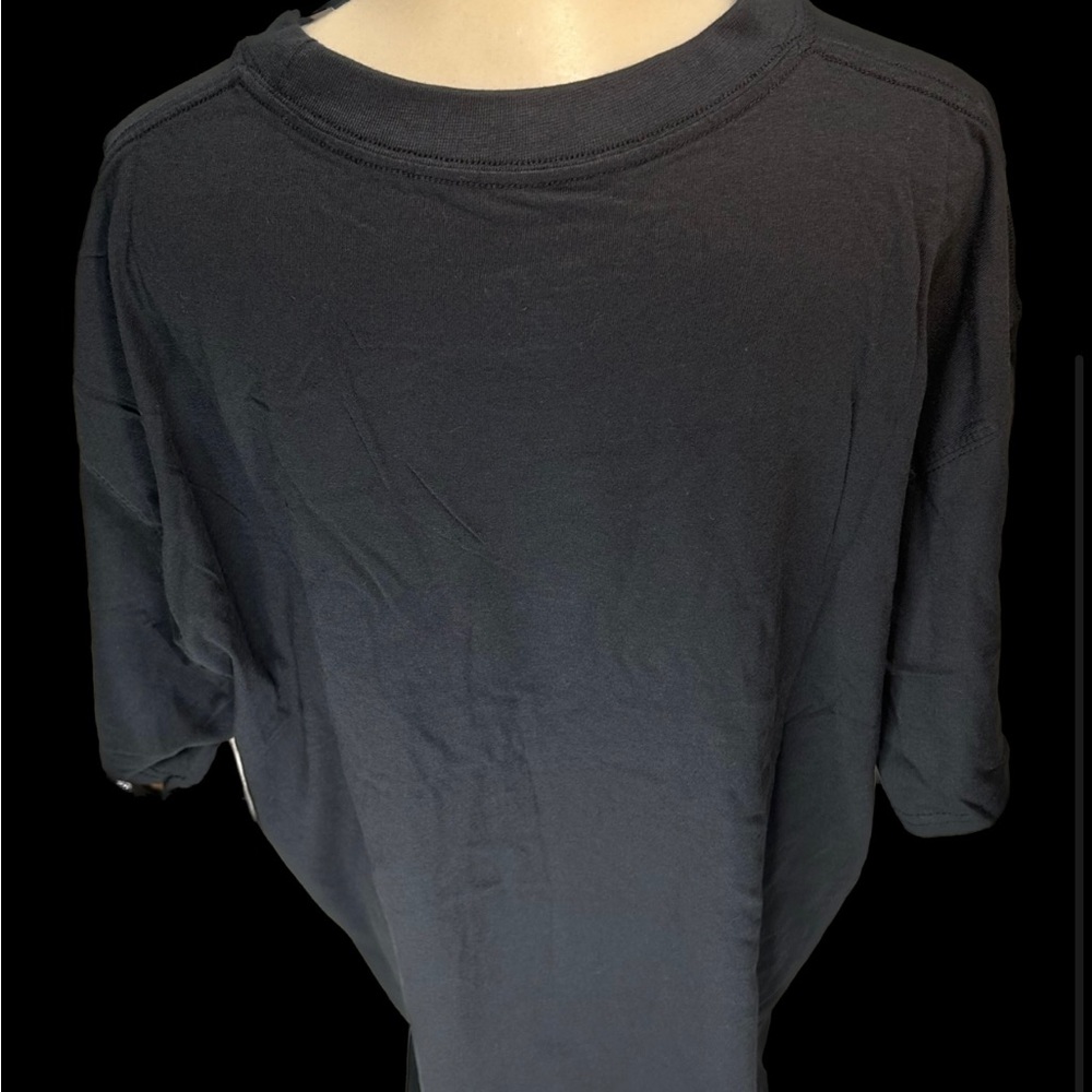 2XL Black Champion Short Sleeve Tee Shirt w Pocket